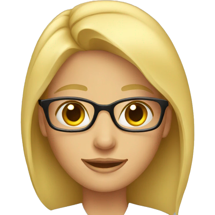 blonde teacher emoji