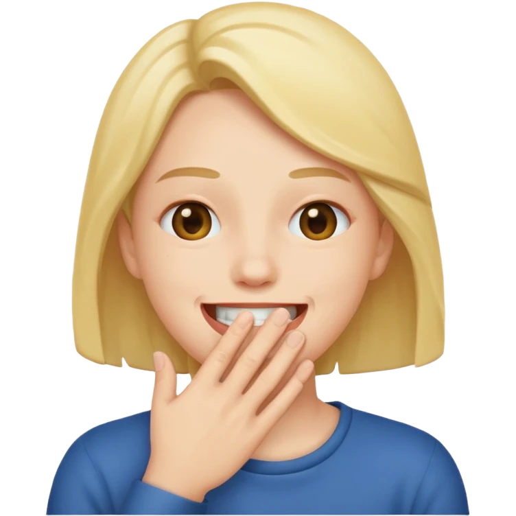 joy emoji laughing covering mouth  emoji