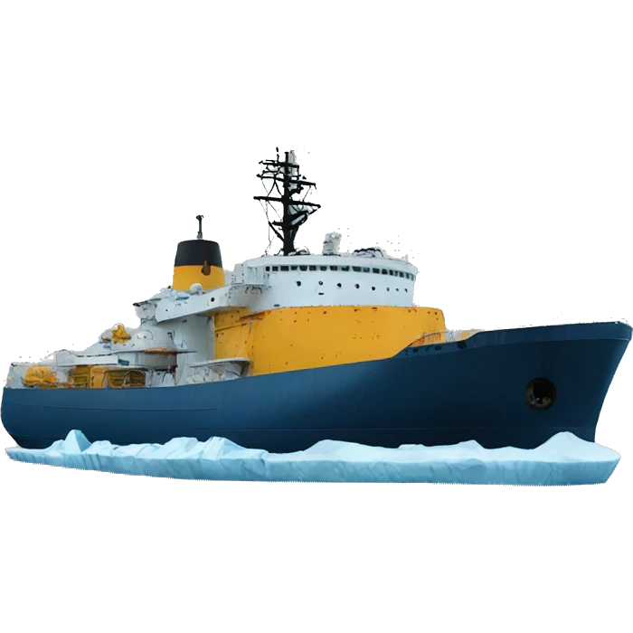 nuclear icebreaker side view emoji