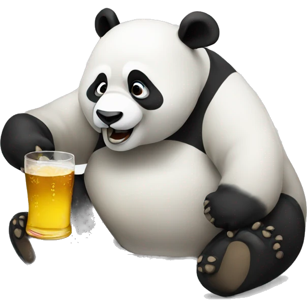 Drunk Panda  emoji
