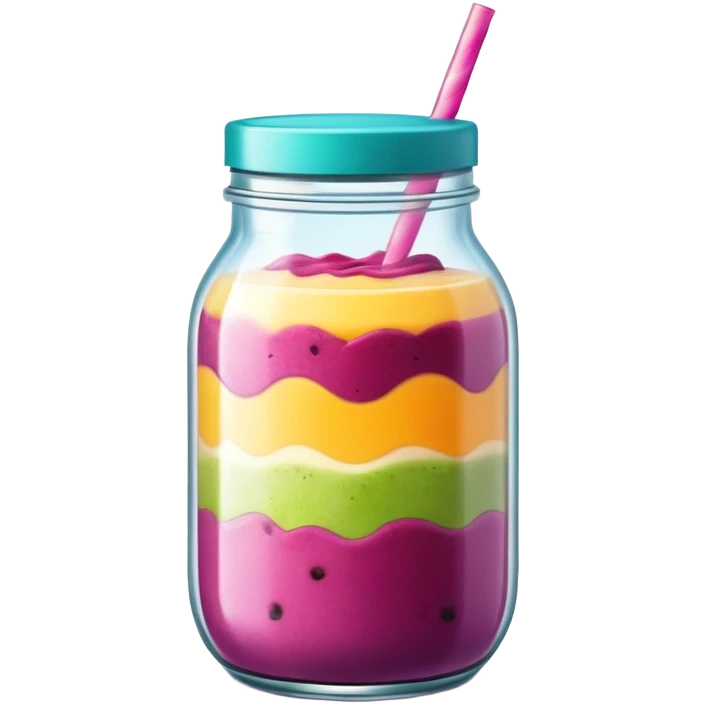 smoothie in a jar emoji