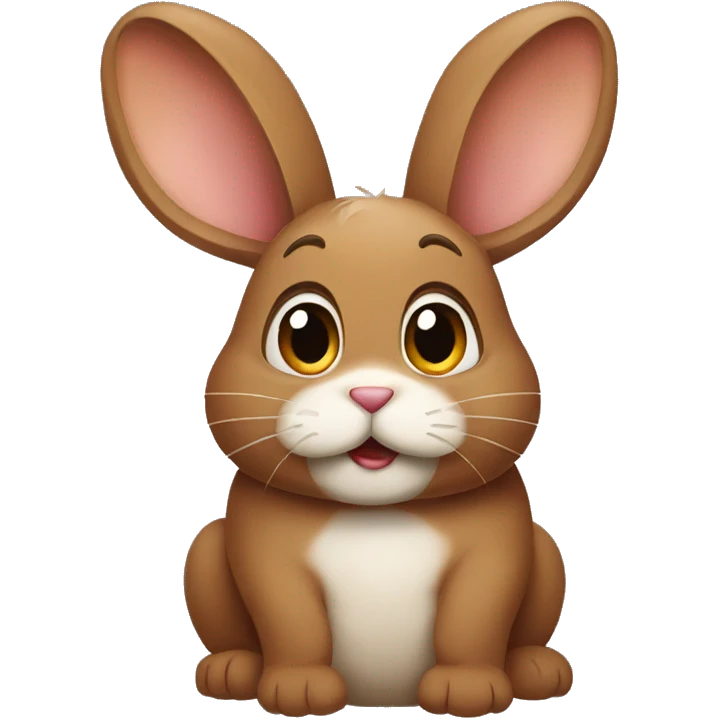 hungry brown bunny emoji