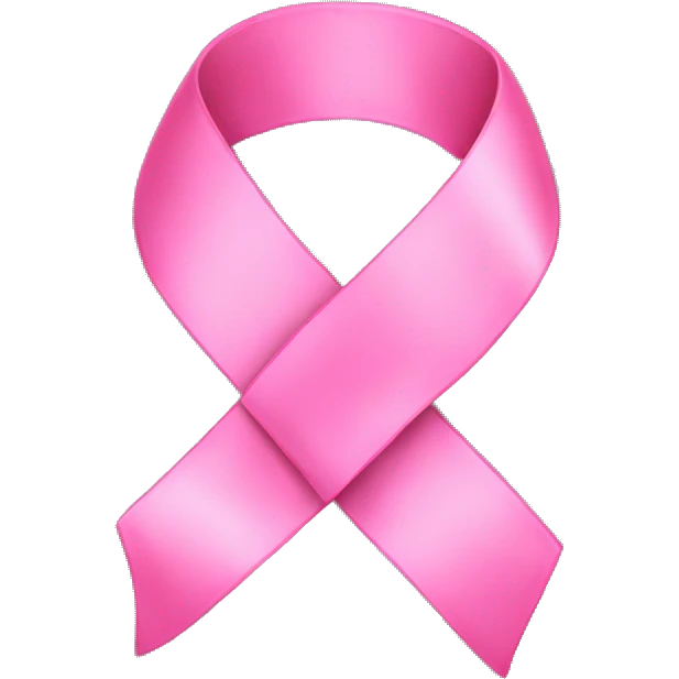 Pink ribbon emoji