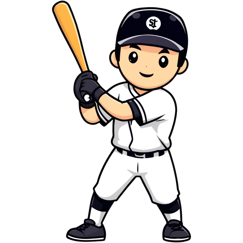 Playing baseball emoji