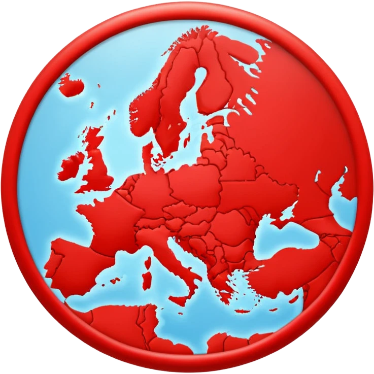 Point in europe map emoji