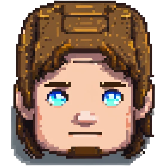 Minecraft Steve character face emoji