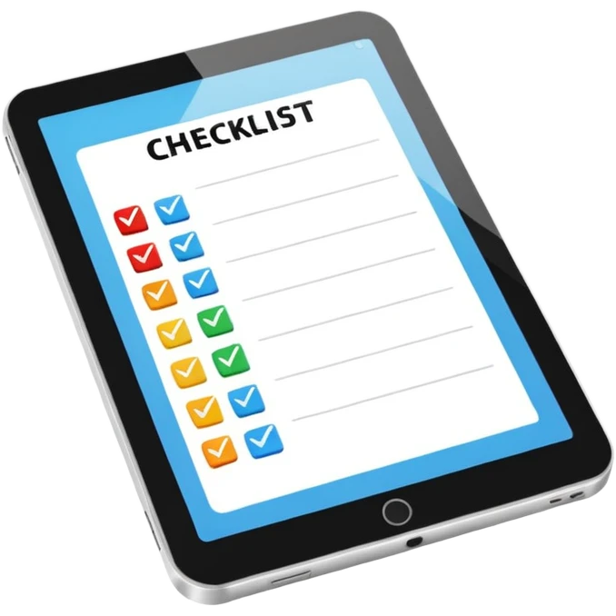 Планшетка с чеклистом emoji