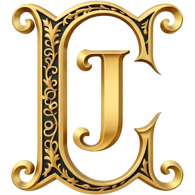 Oldenglis faunt letter J  emoji