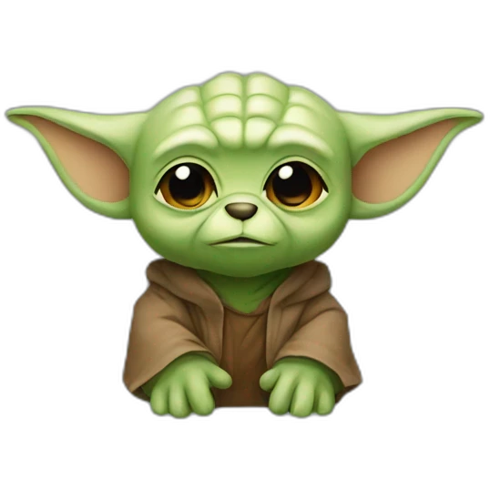 Yoda bear emoji