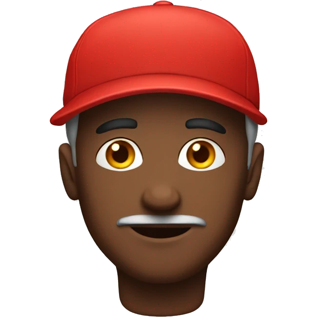 man + red hat emoji