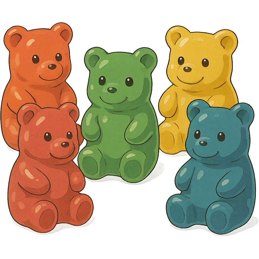 gummy bears emoji