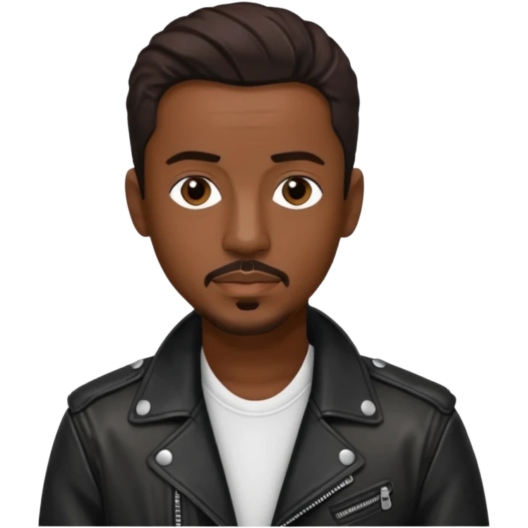 Ralph Tresvant with dark brown hair emoji