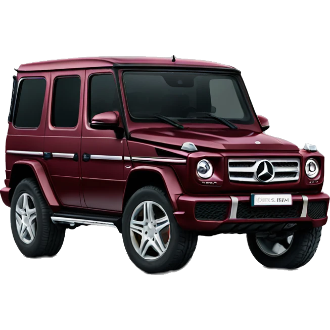 Burgundy G-class emoji