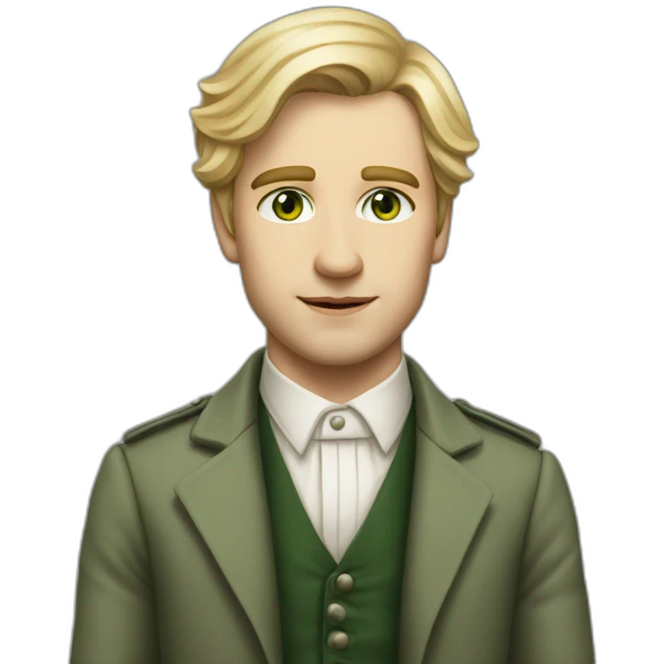 Full-length-fit-young-british-male-historian-with-blonde-hair-and-green-eyes emoji