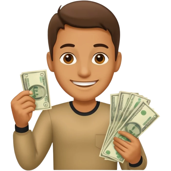 Ladron the money emoji