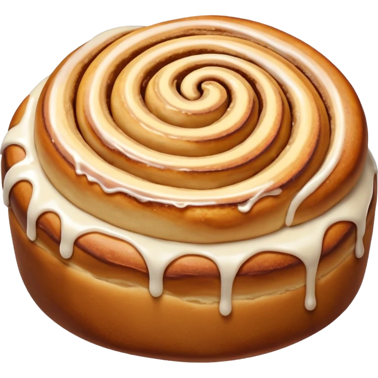 Juicy cinnamon role emoji