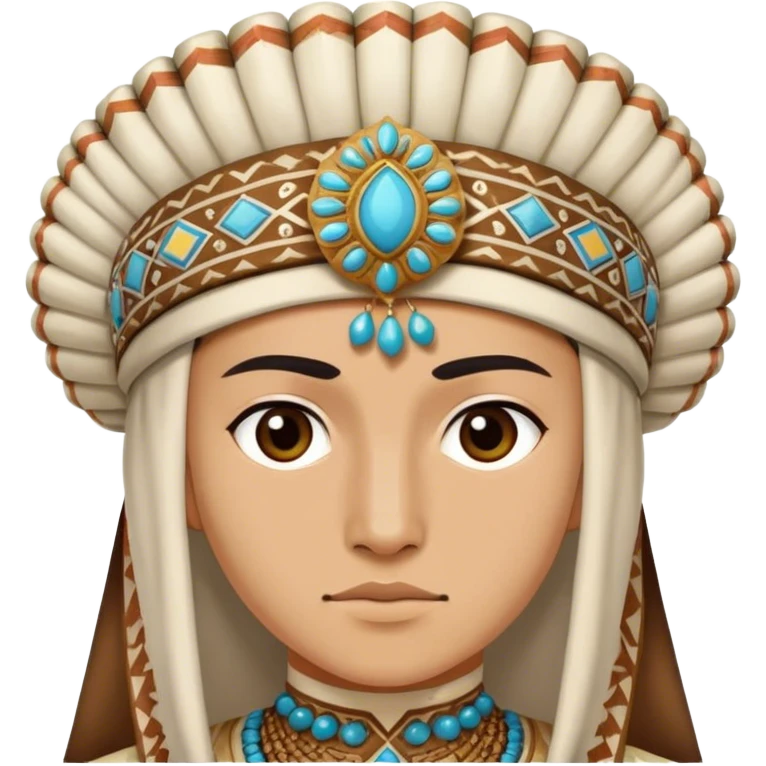 Uzbek national headdress emoji