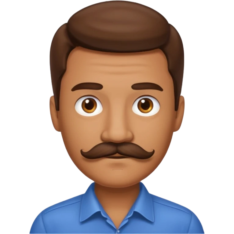 fry with mustache emoji