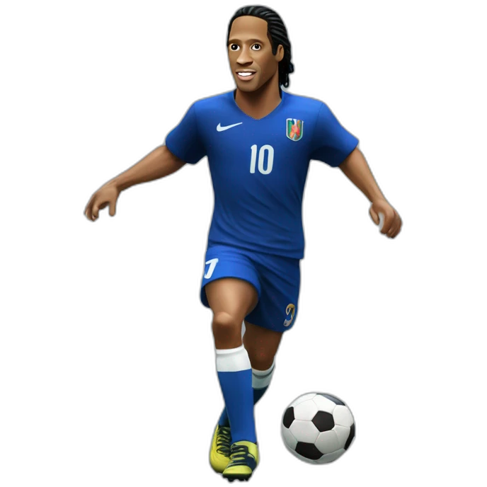 ronaldinho realistic football player emoji