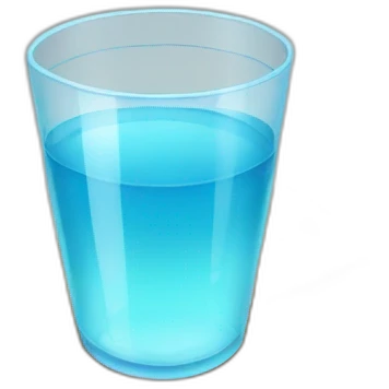 Vaso de agua emoji
