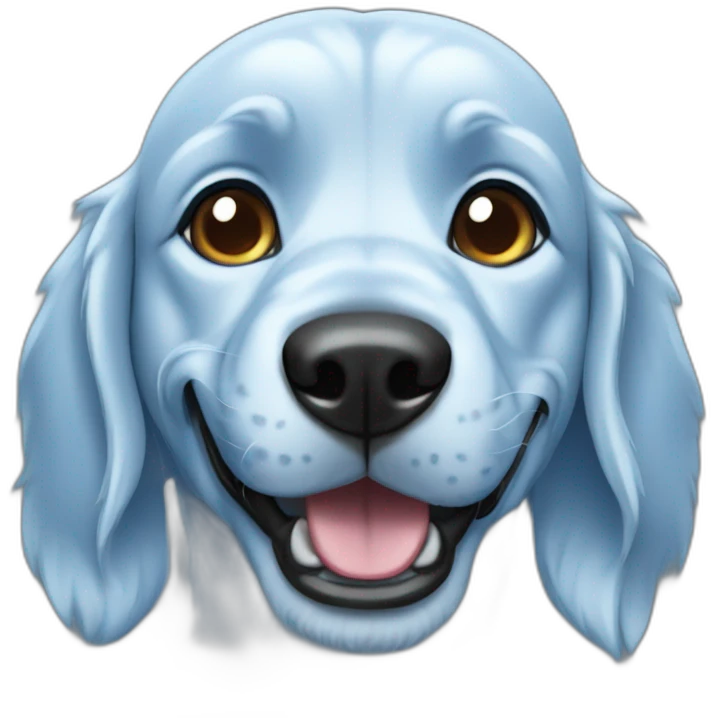Blue heleer dog emoji