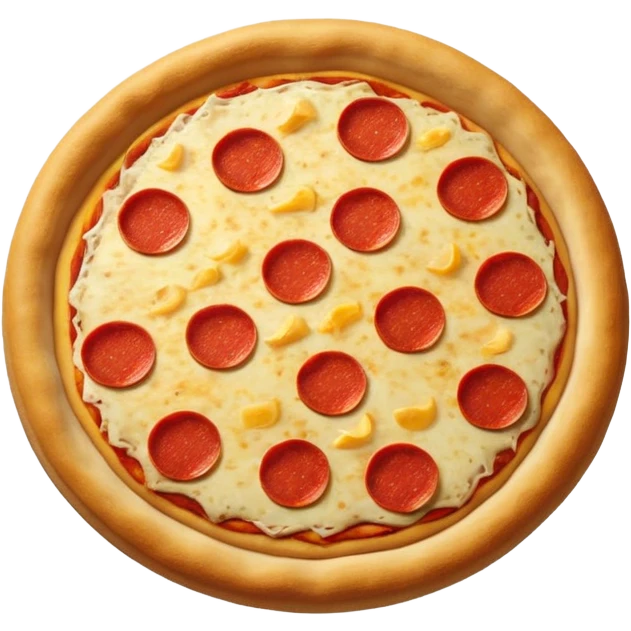 Full Pizza in the apple emoji style emoji