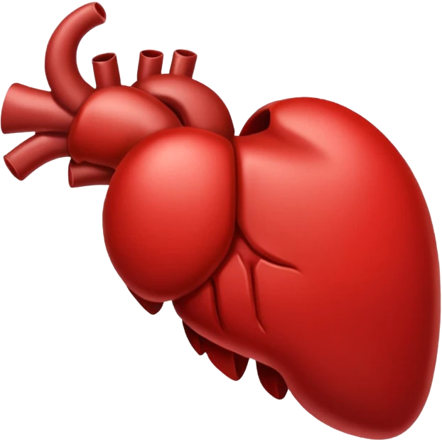 Make human liver iPhone emoji style emoji
