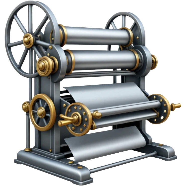 Steam-powered printing press emoji