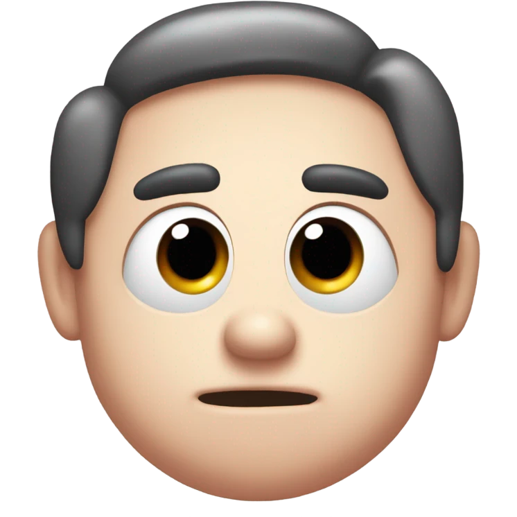 Fuel with (black oval Kirby eyes) emoji