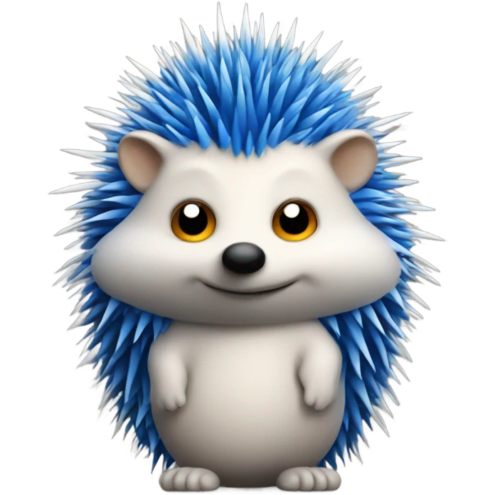 Blue hedgehog emoji