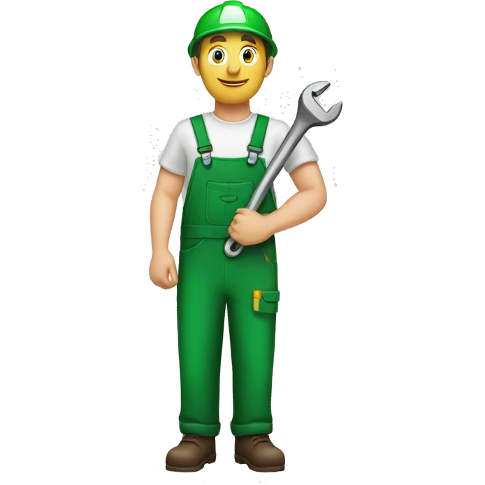  Irish worker with a wrench in his hands emoji
