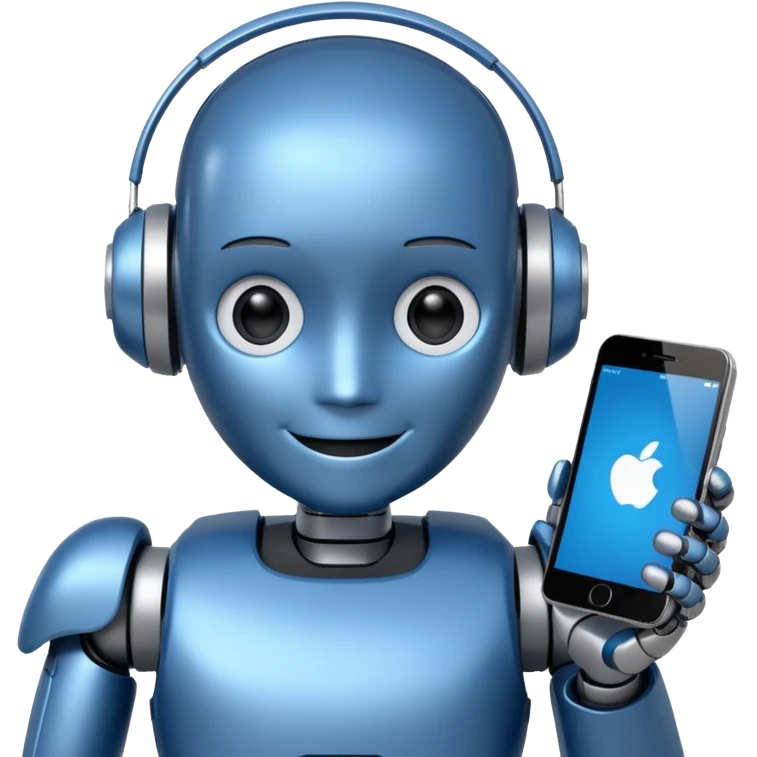 artificial Inteligence robot that is working in customer care and checking social media emoji