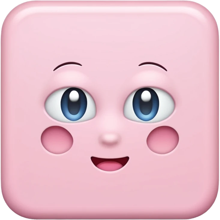 light pink square emoji
