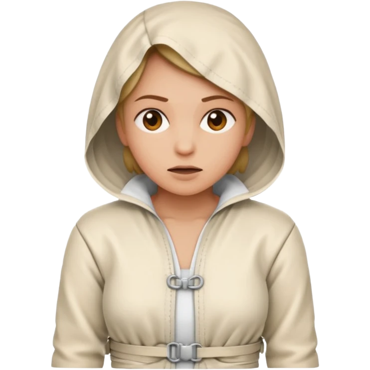 woman in a straitjacket emoji