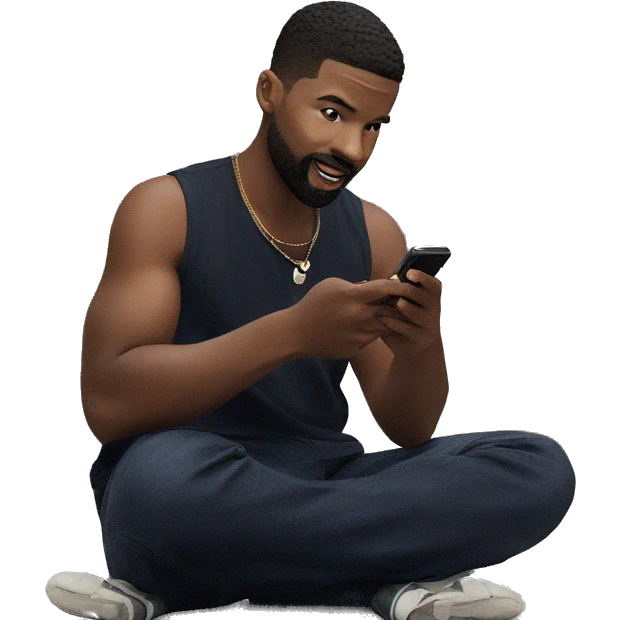 man taking selfie in mirror emoji