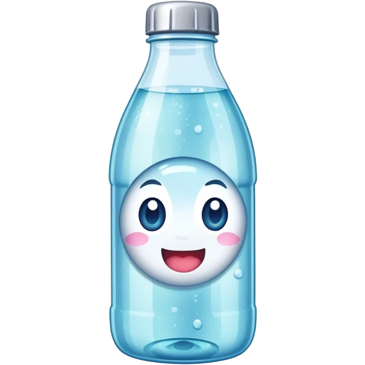 Sparkling water bottle emoji