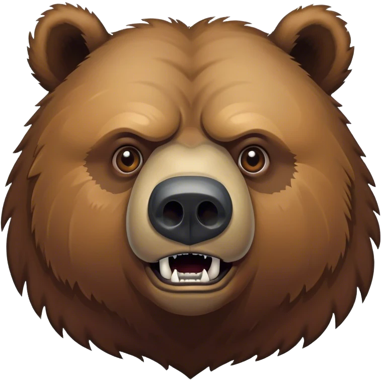 rough grizzly bear with a big scar over his eye emoji
