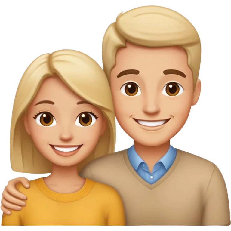 sweet selfie moment together without watch emoji