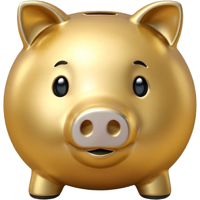 piggy gold emoji
