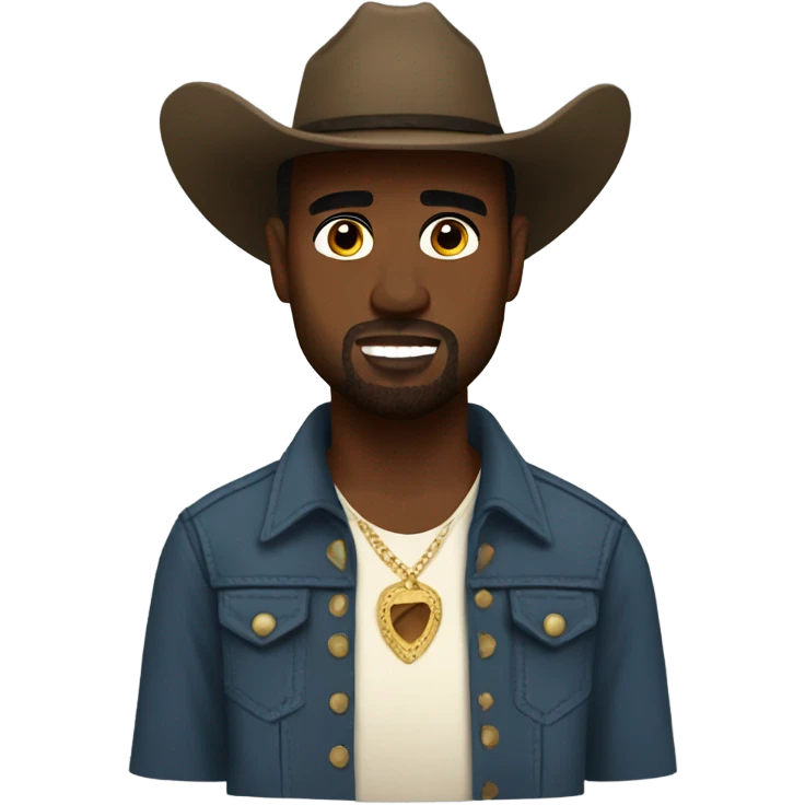 Kanye west cowboy emoji