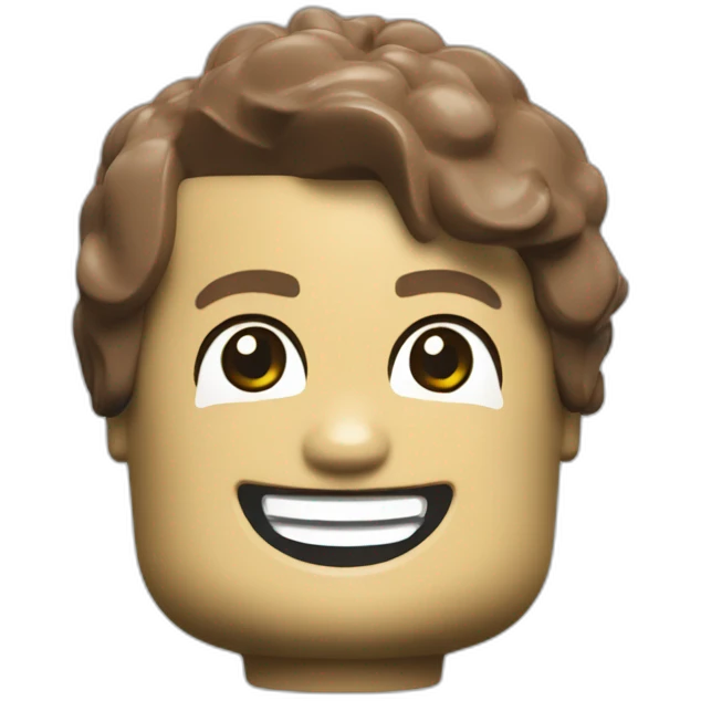 lego minifigurine smiling face emoji