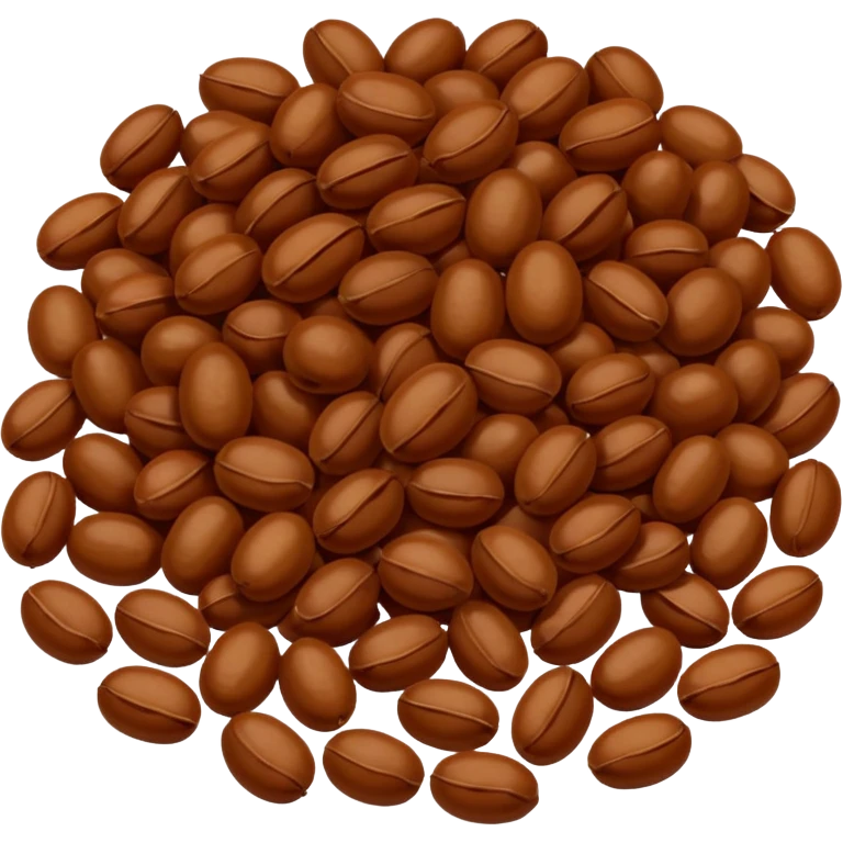 raw beans (like brazilian beans) emoji
