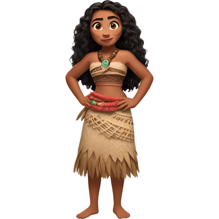 Moana from Disney  emoji