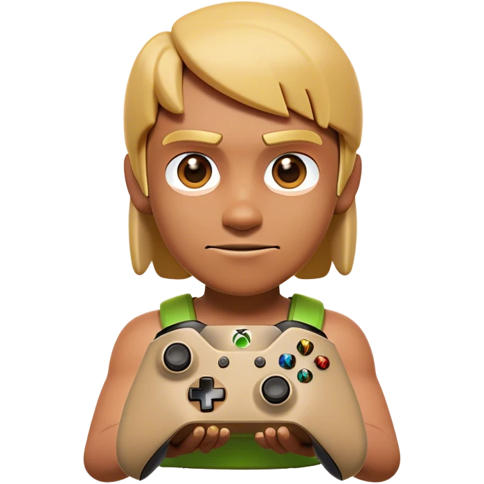 Clash of Clans aesthetic: Cinematic Playful Xbox One Console Portrait Emoji, rendered in a 3D vector-style similar to standard emojis with minimal shading and bold, simplified shapes. A compact, distinct form with signature details, softly glowing with a modern gaming energy charm. Simplified yet unmistakably iconic, highly detailed and consistent, glowing with a soft radiance and high shine. Stylized with a touch of next-gen innovation and a soft glowing outline, capturing the essence of a beloved gaming relic with a friendly, playful manner! emoji