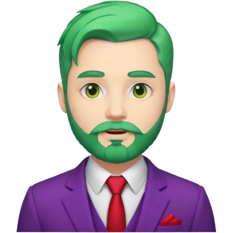 joker with beard emoji