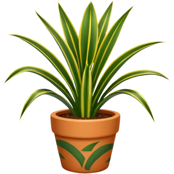 Snake plant potted emoji