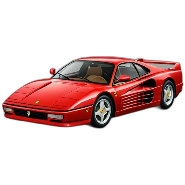 ferrari testarossa emoji
