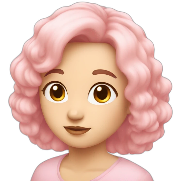 Pastel rosa  emoji