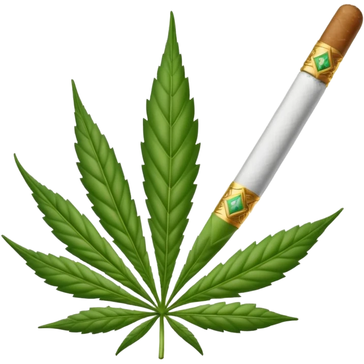 Crea un cigarro de marihuana  emoji