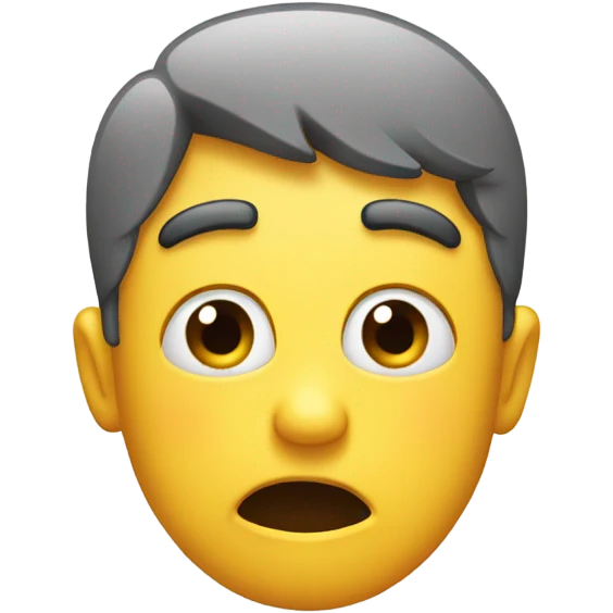 Embarrassed face with eyes looking to the right emoji